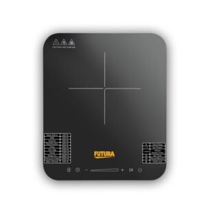 Hawkins Futura Single Induction Hob, 2000-W Cooktop with 20 Power Settings, Precise Time Setting Intervals, Child Lock, Black (FIC1A1)