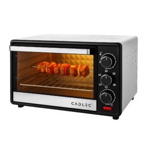 Cadlec Ovnix Multi-Function OTG for Kitchen, 28 Litre, 1500W, Oven Toaster Griller, Adjustable Temperature & Timer, Rotisserie, Bake, Grill & Toast, Oven for Baking - Black